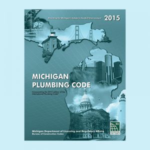 Book Image 2015 Michigan Plumbing Code