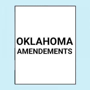 Book Image Oklahoma Amendments