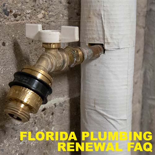 Florida Plumbing Renewal FAQ